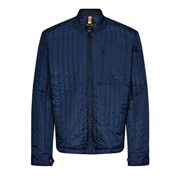ONLY & SONS Other - ONLY & SONS Blue Lightweight Puffer Jacket with Quilted Design